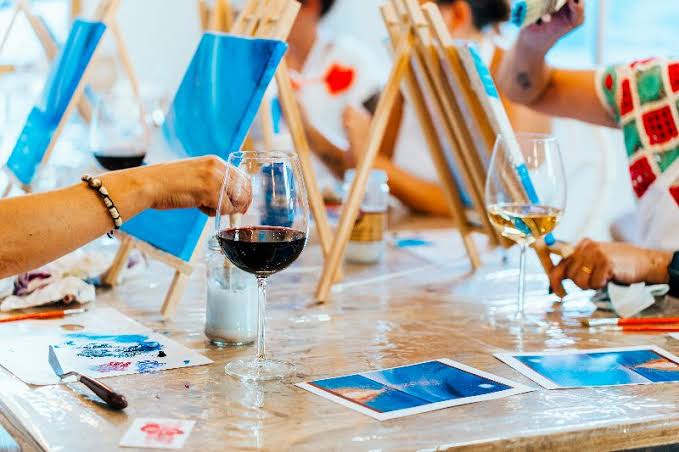 Paint & Sip at Shellharbour HQ – Illawarra