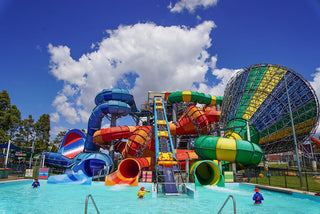 Sydney Action Park water slides
